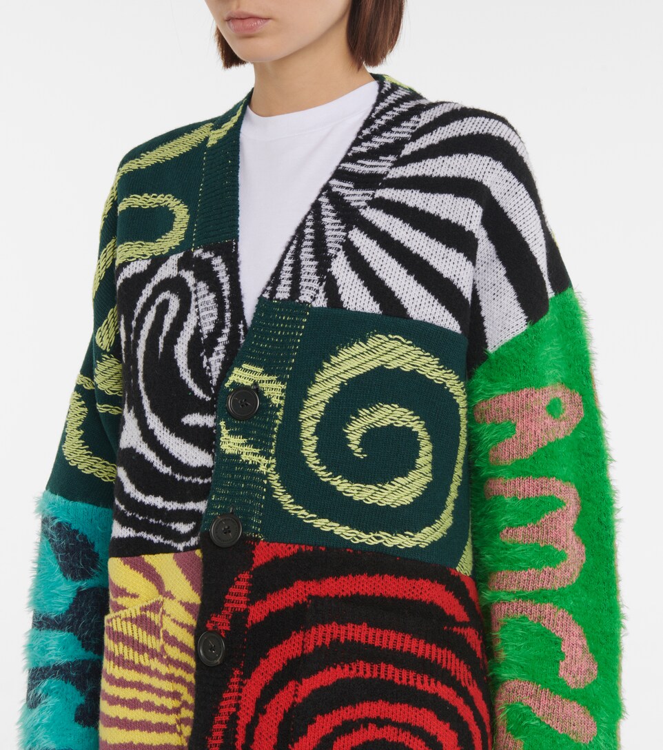 stella mccartney patchwork cardigan