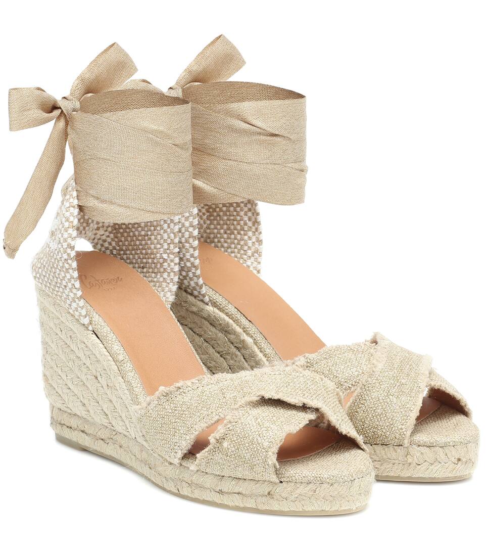 Bluma Canvas Wedge Espadrilles 