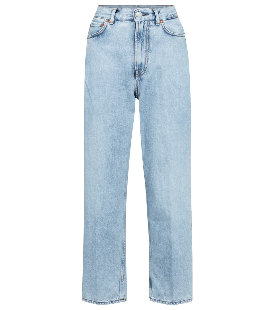 Acne Studios - High-rise straight jeans 