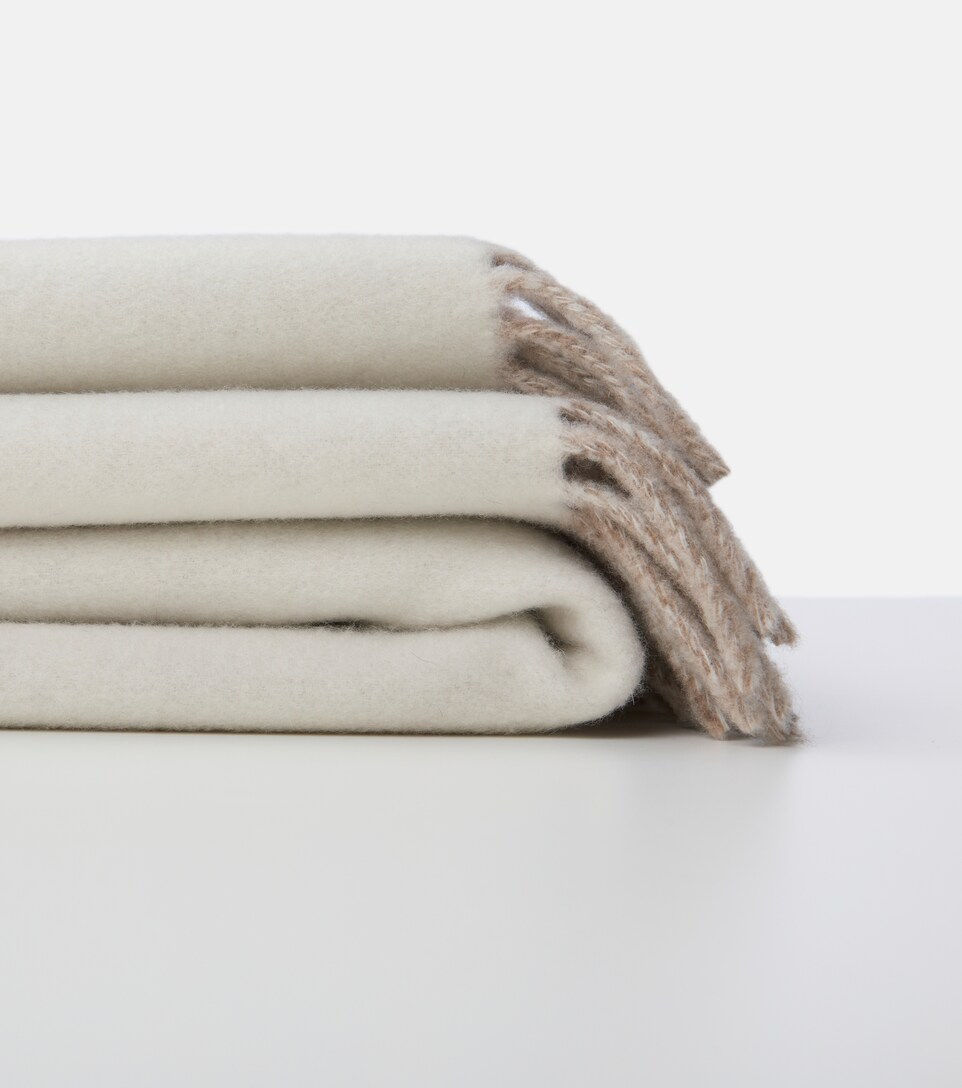 Brunello Cucinelli Couverture En Cachemire A Rayure Large Mytheresa
