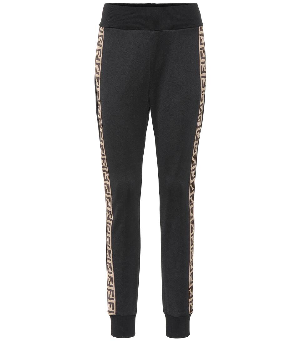 fendi logo track pants