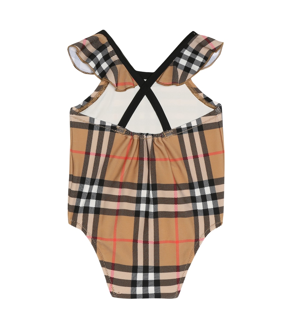 Baby Vintage Check Swimsuit Burberry Kids Mytheresa