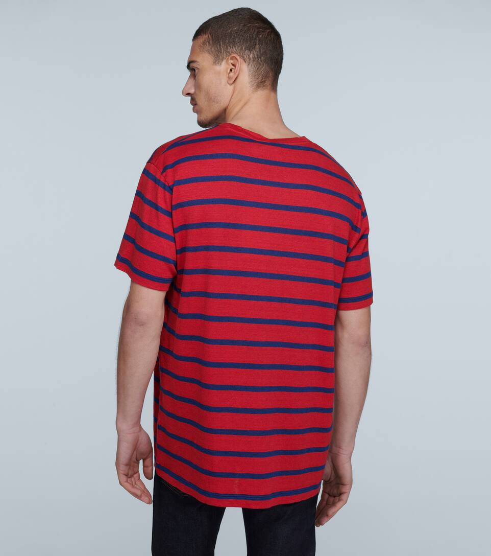 GUCCI LOGO STRIPED T-SHIRT,P00439831