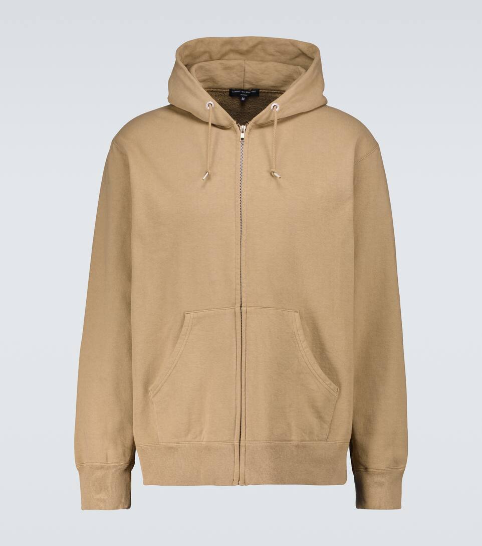 yellow comme des garcons hoodie