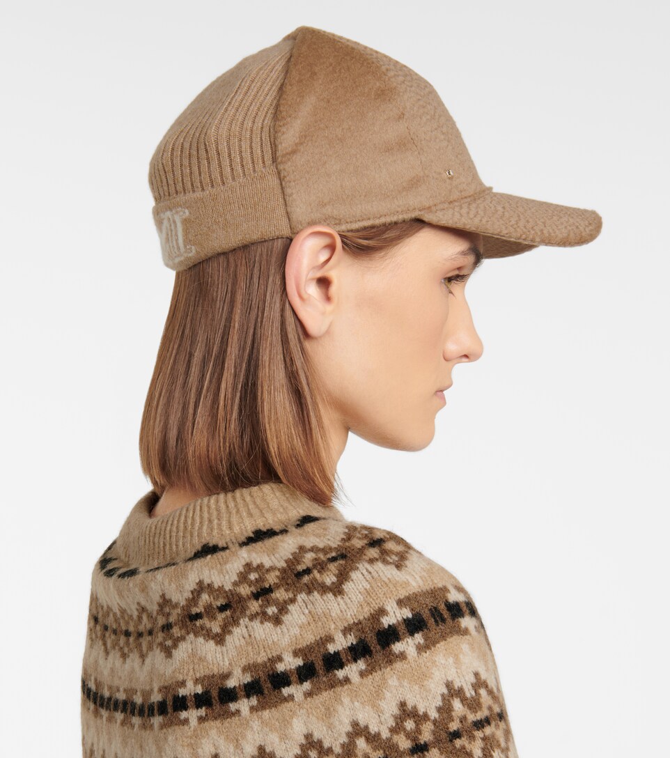 Max Mara - Cappello da baseball Amiche in cammello e cashmere | Mytheresa