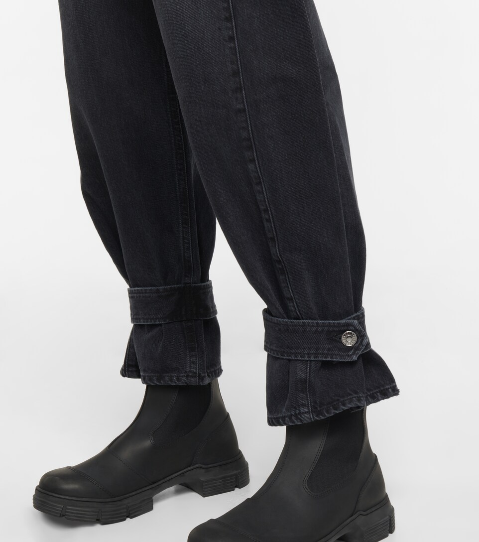 Agolde - Cleo high-rise tapered jeans 