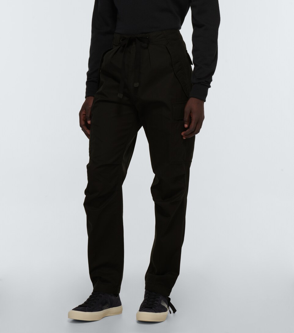Tom Ford - Cotton twill cargo pants 