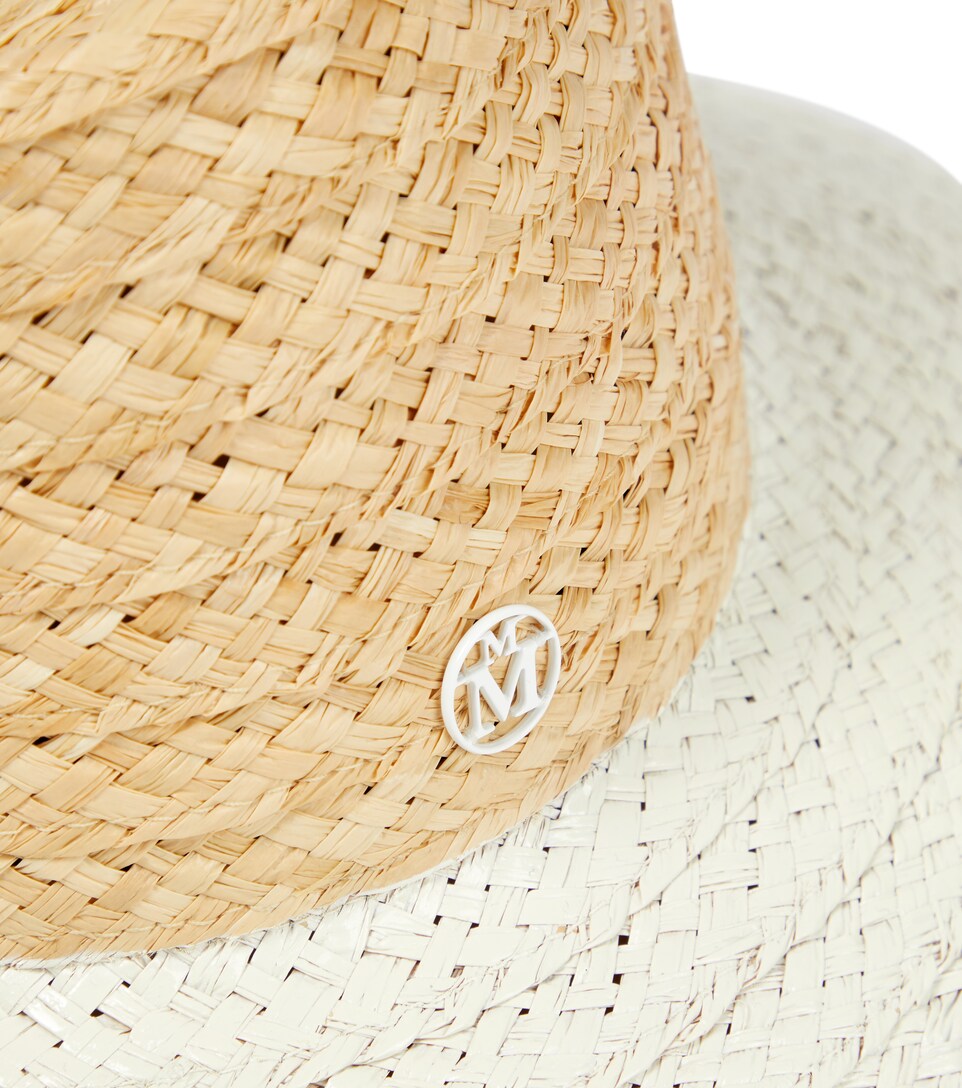 Maison Michel - Kate painted raffia hat 