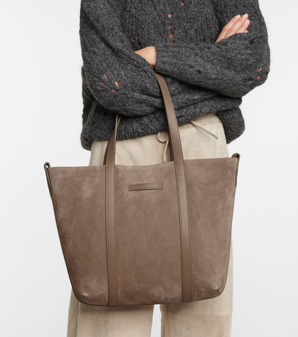 suede shopper