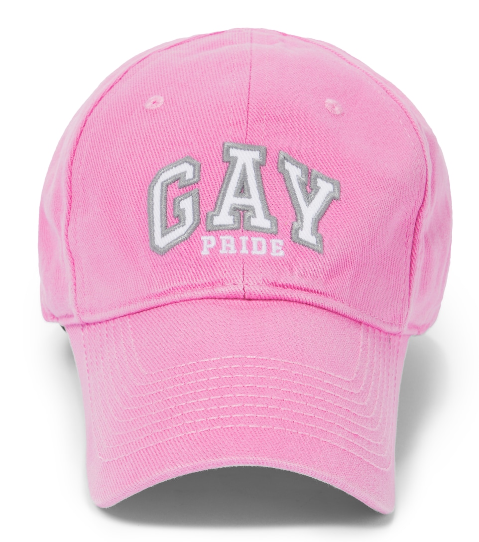Balenciaga Pride Cotton Cap Mytheresa