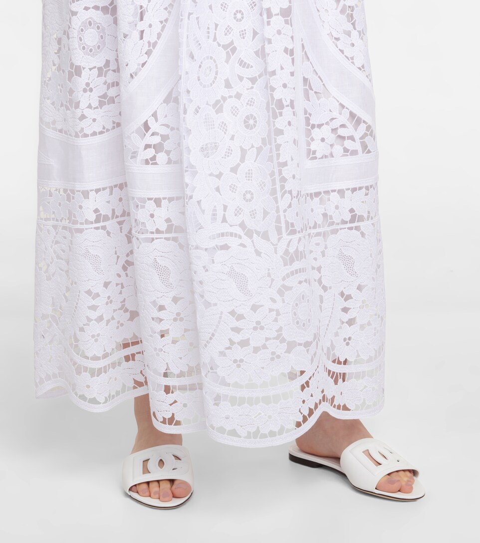 Gabbana - Lace maxi skirt | Mytheresa