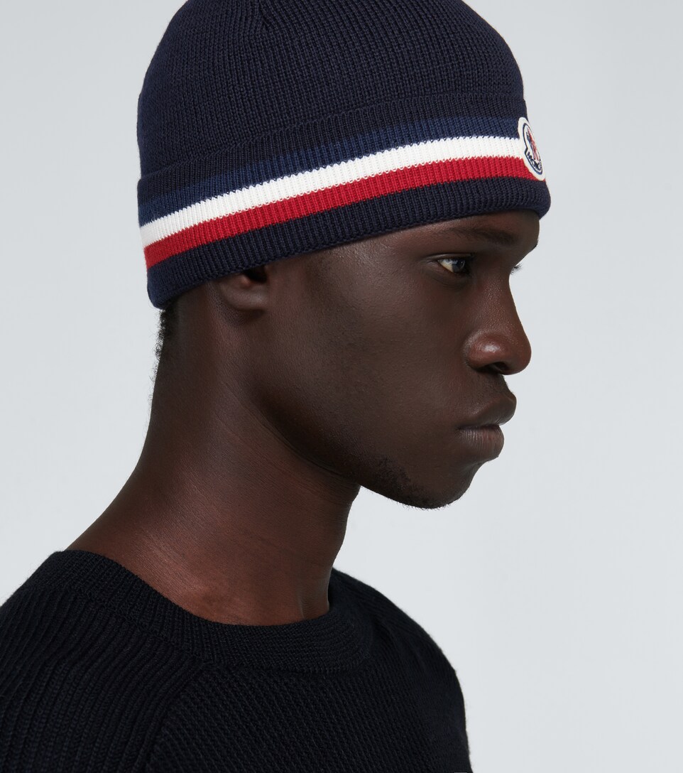 Wool Ribbed Beanie - Moncler | Mytheresa