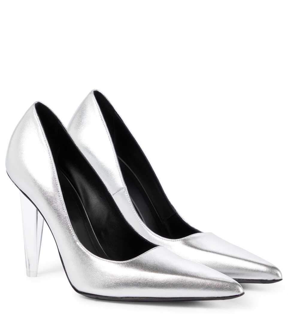 Peter Do - Ice metallic leather pumps 