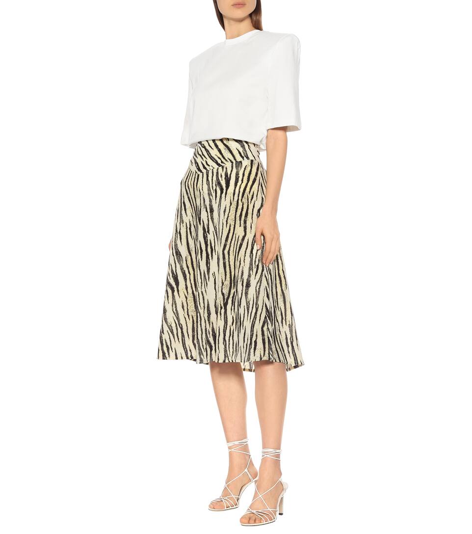 Tiger print midi skirt clearance