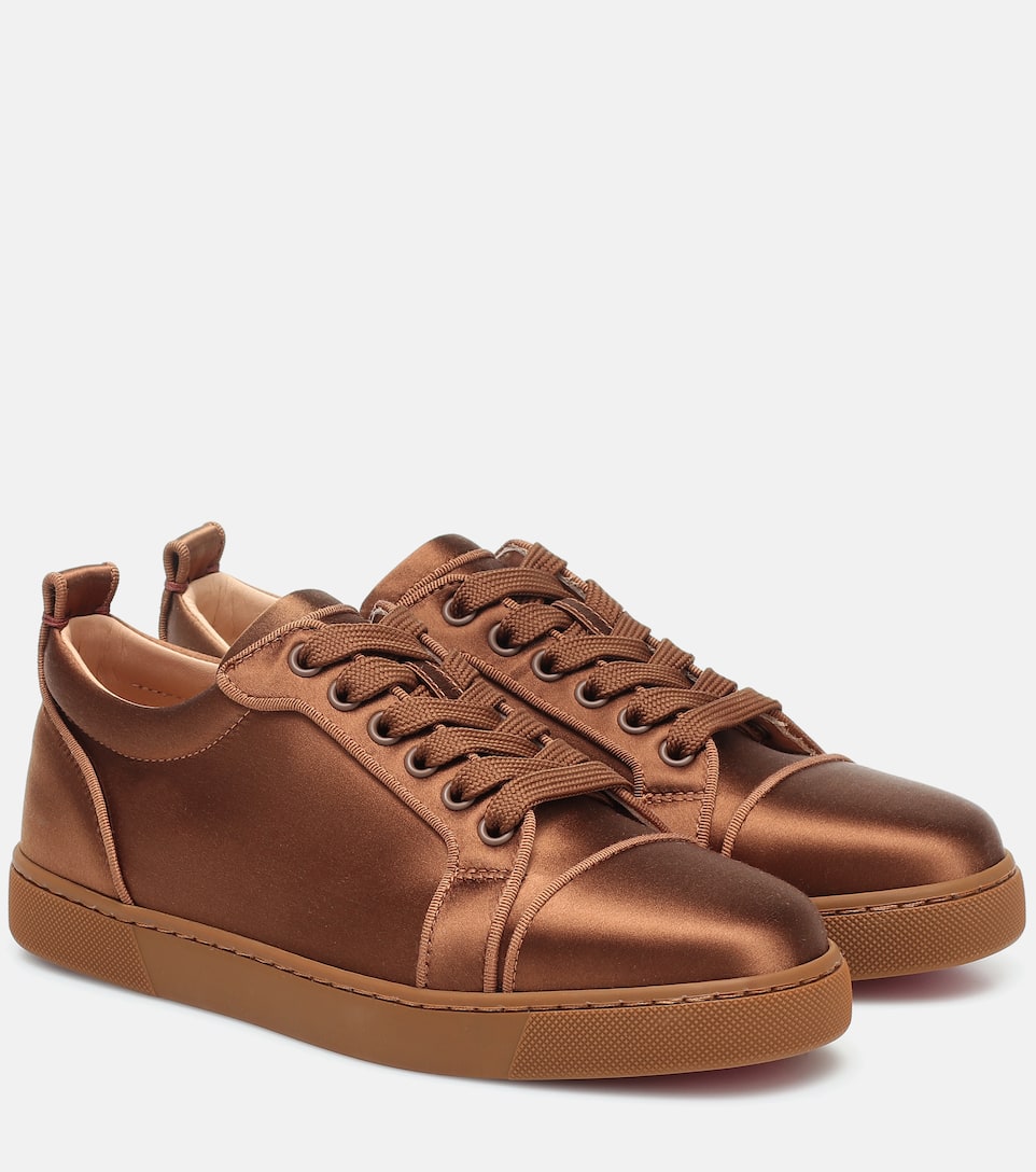 tan louboutin sneakers