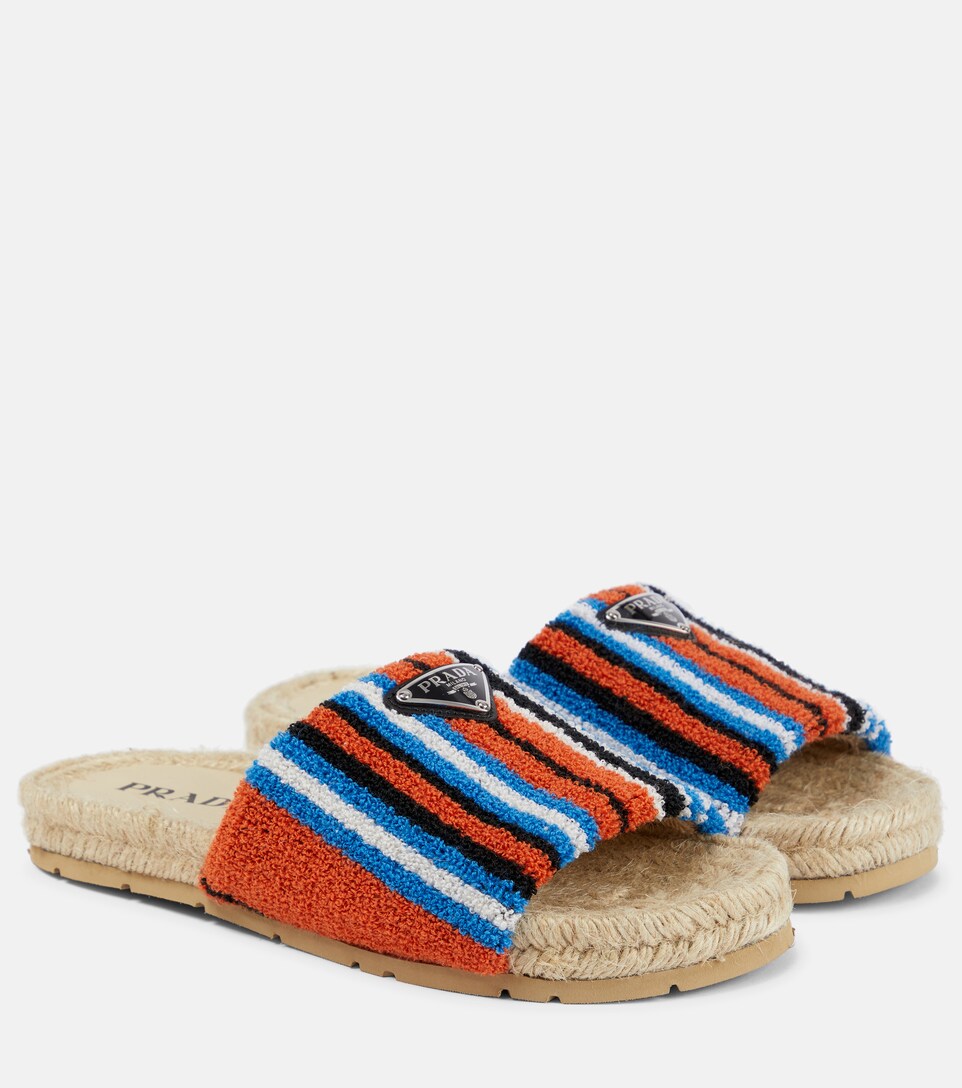 prada espadrille slides