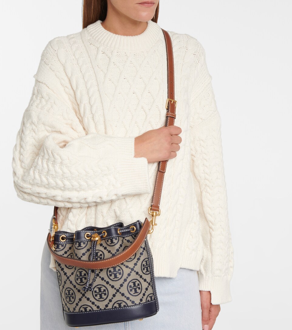 Tory Burch - T Monogram jacquard bucket 