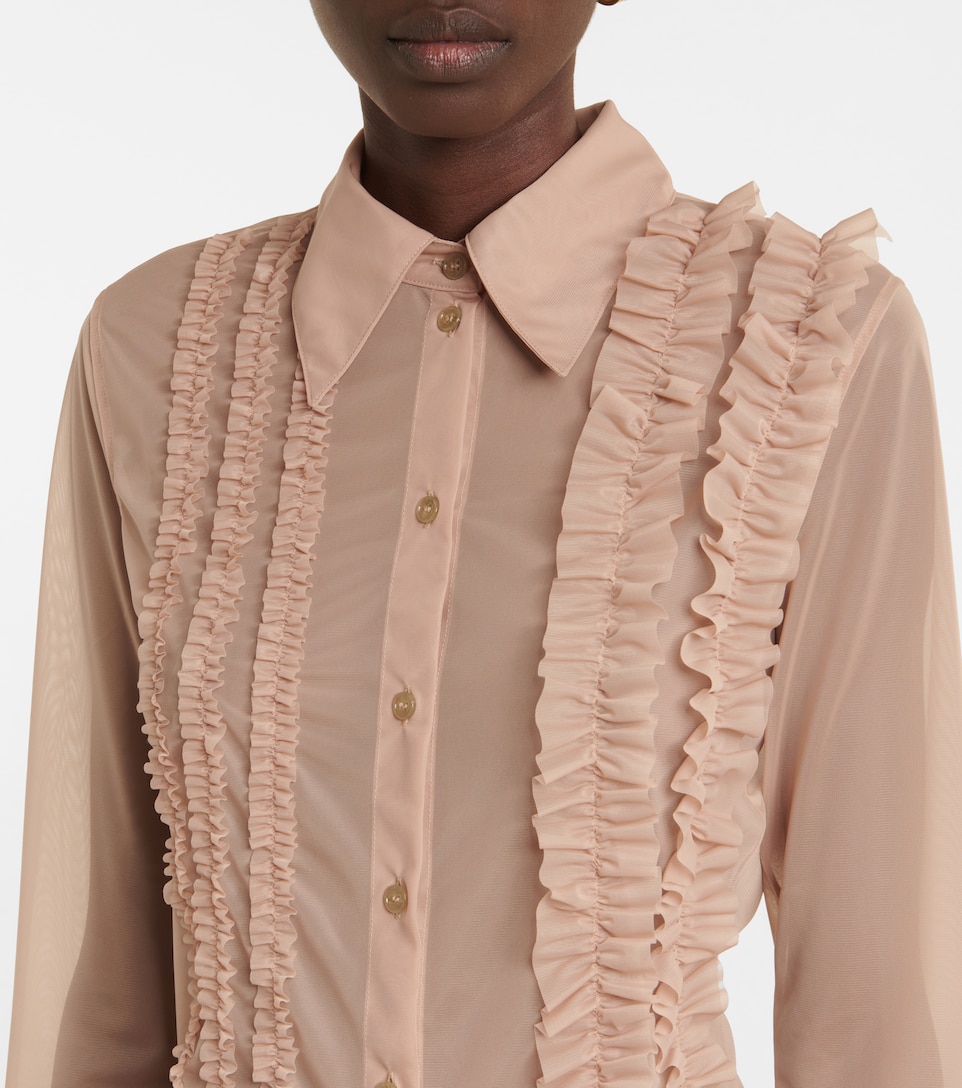Acne Studios - Ruffled shirt | Mytheresa