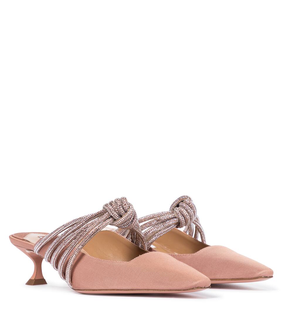 Embellished mules clearance
