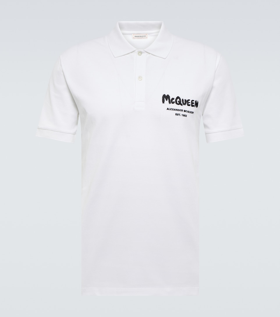 Logo cotton piqué polo shirt | Mytheresa