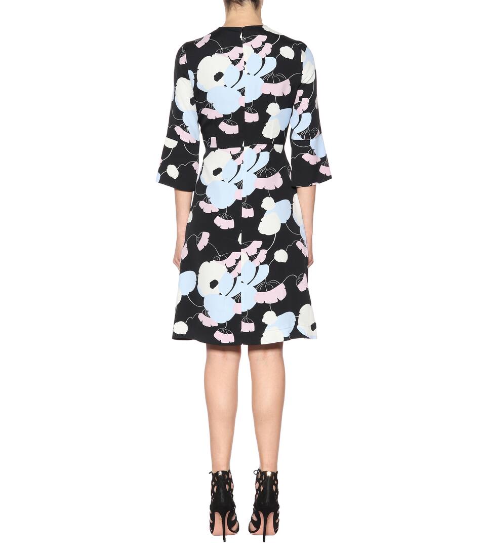 Crêpe Marni Marni Aus Kleid Marni Bedrucktes Aus Crêpe Bedrucktes Kleid zFR6qrz