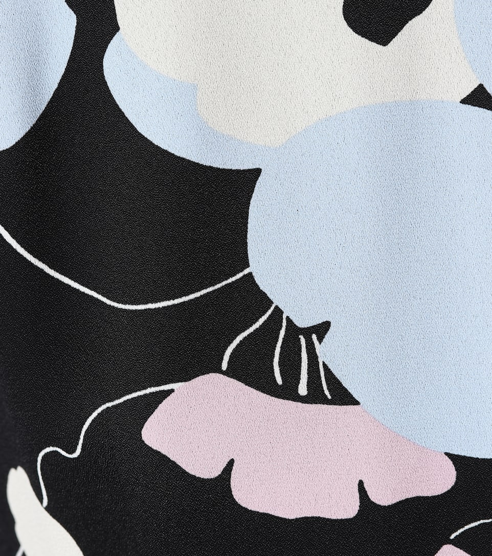 Crêpe Marni Marni Aus Kleid Marni Bedrucktes Aus Crêpe Bedrucktes Kleid zFR6qrz
