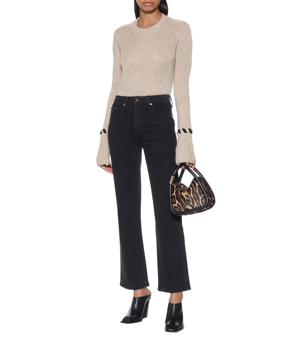 KHAITE Vivian high-rise straight jeans,P00445997