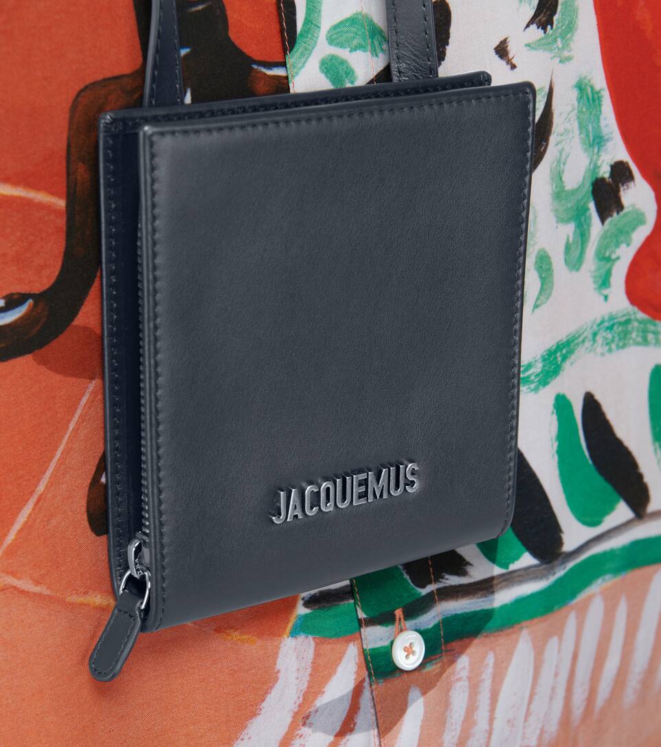 JACQUEMUS LE GADJO STRAPPED LEATHER WALLET,P00455172