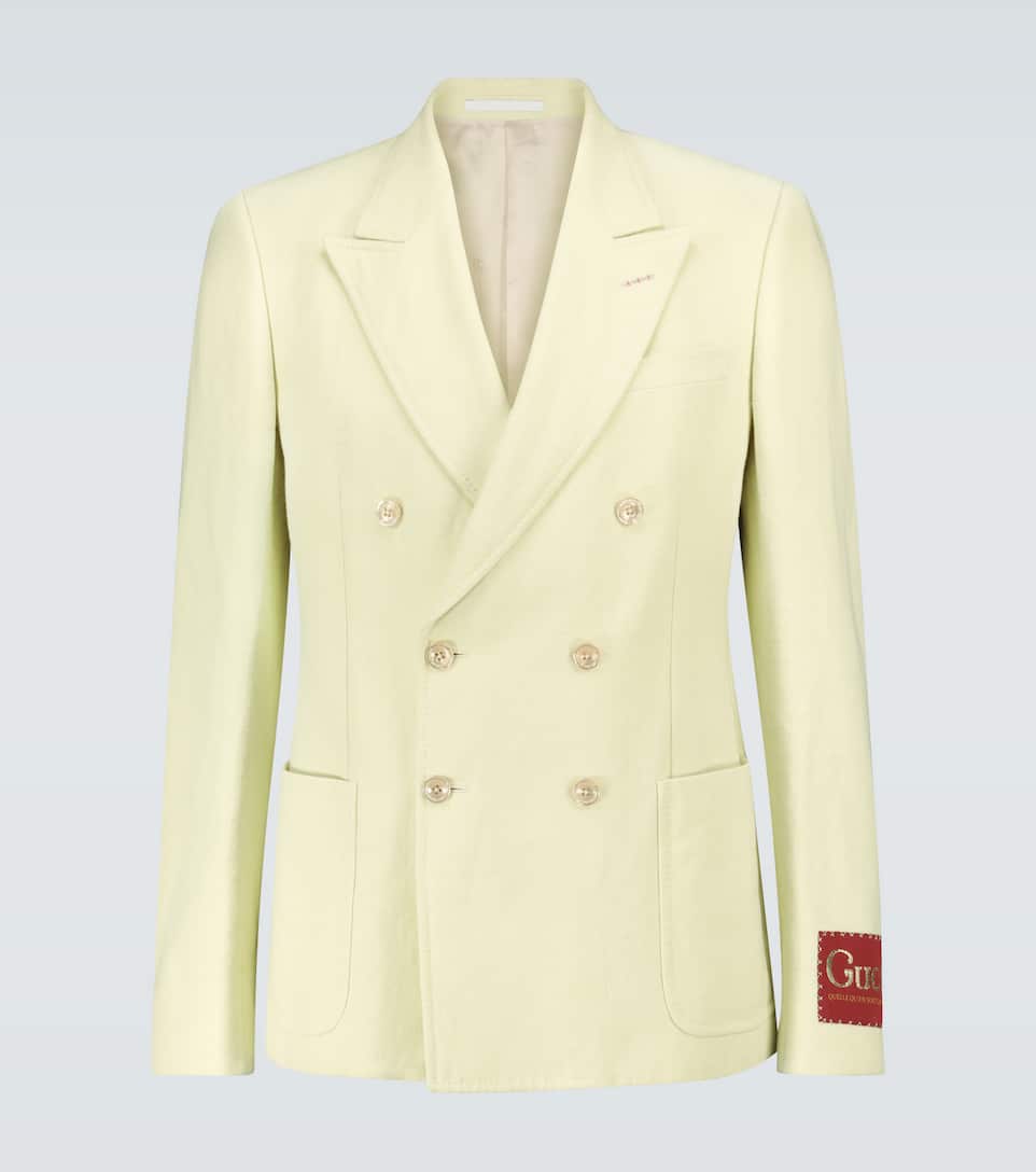 gucci linen coat