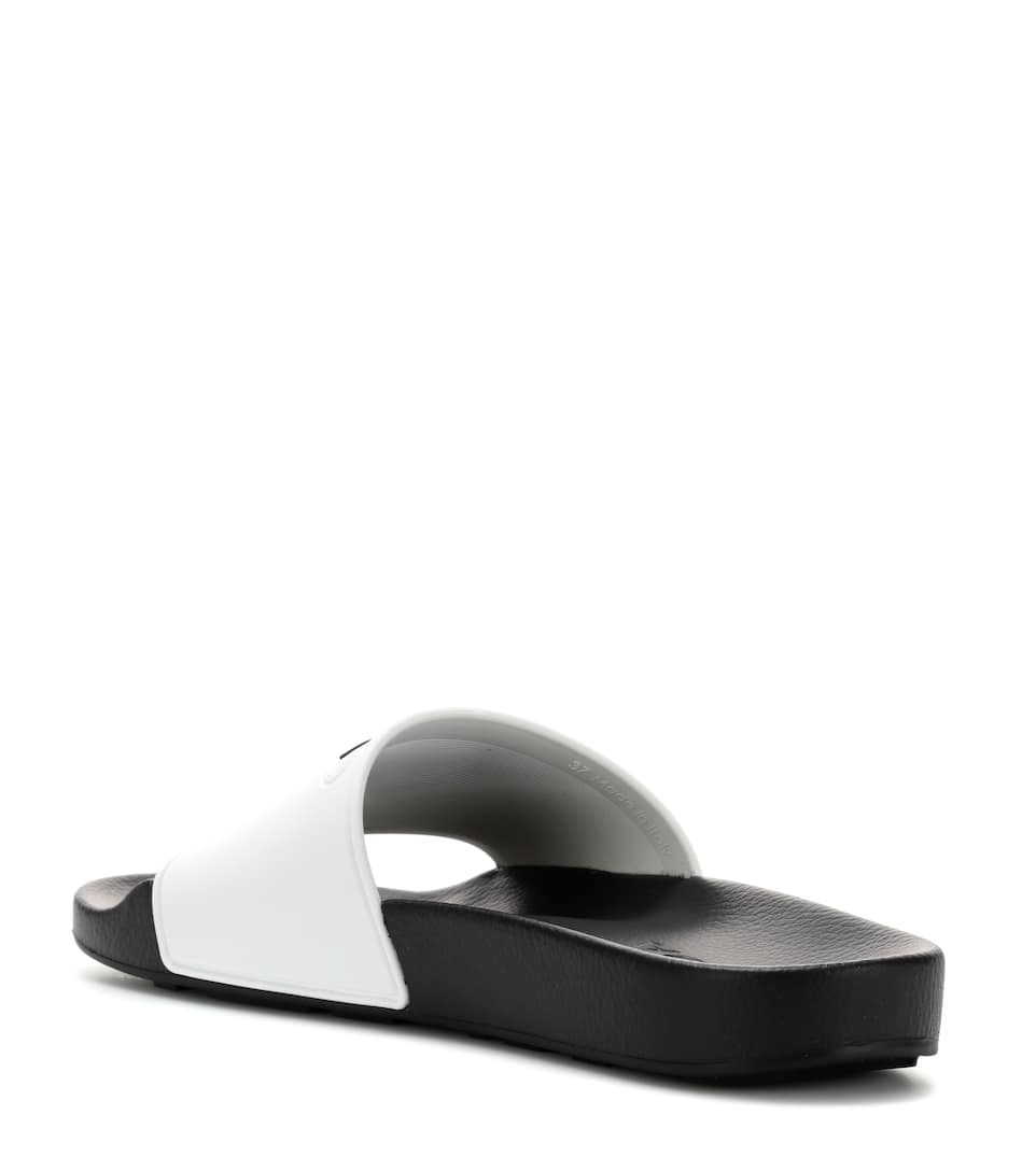 LogoEmbossed Slides Prada mytheresa