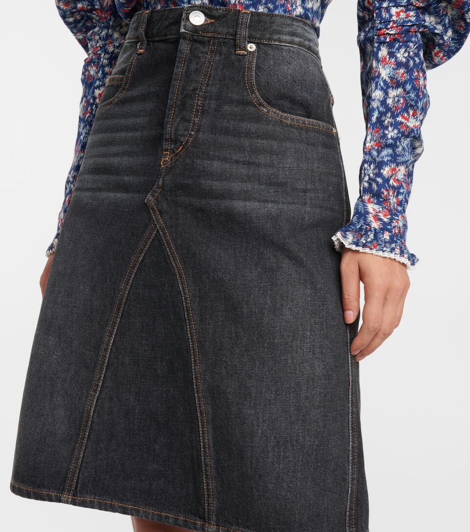 Fiali cotton denim skirt | Mytheresa