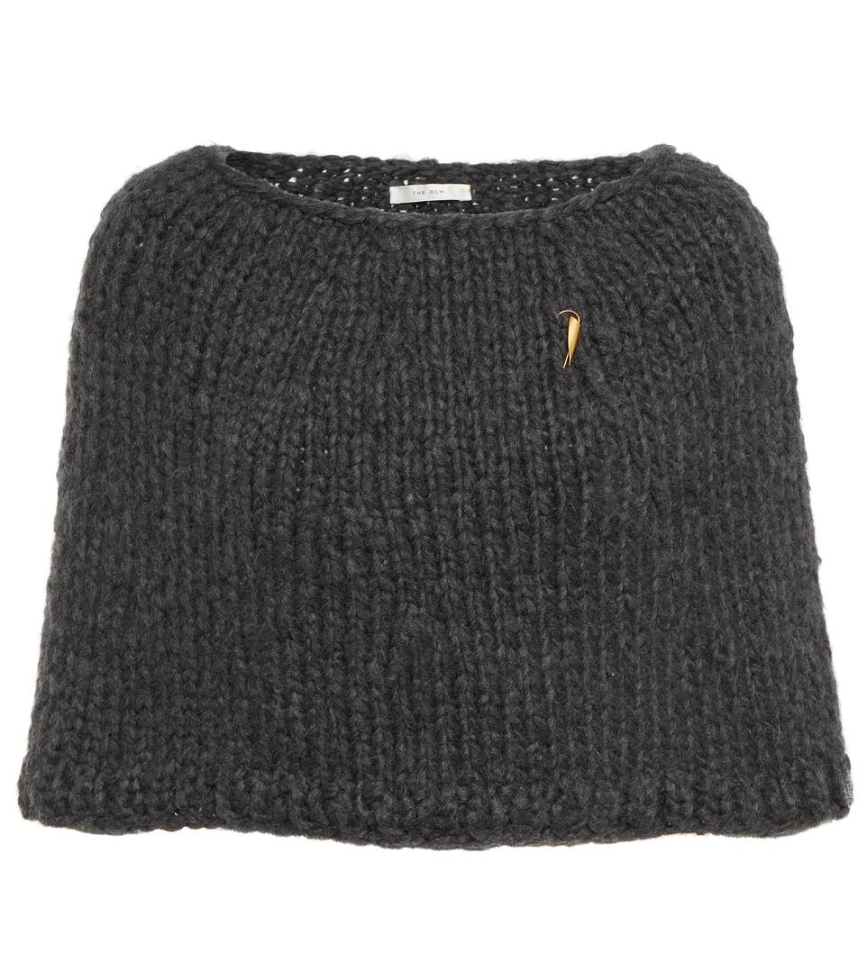 black cashmere shrug