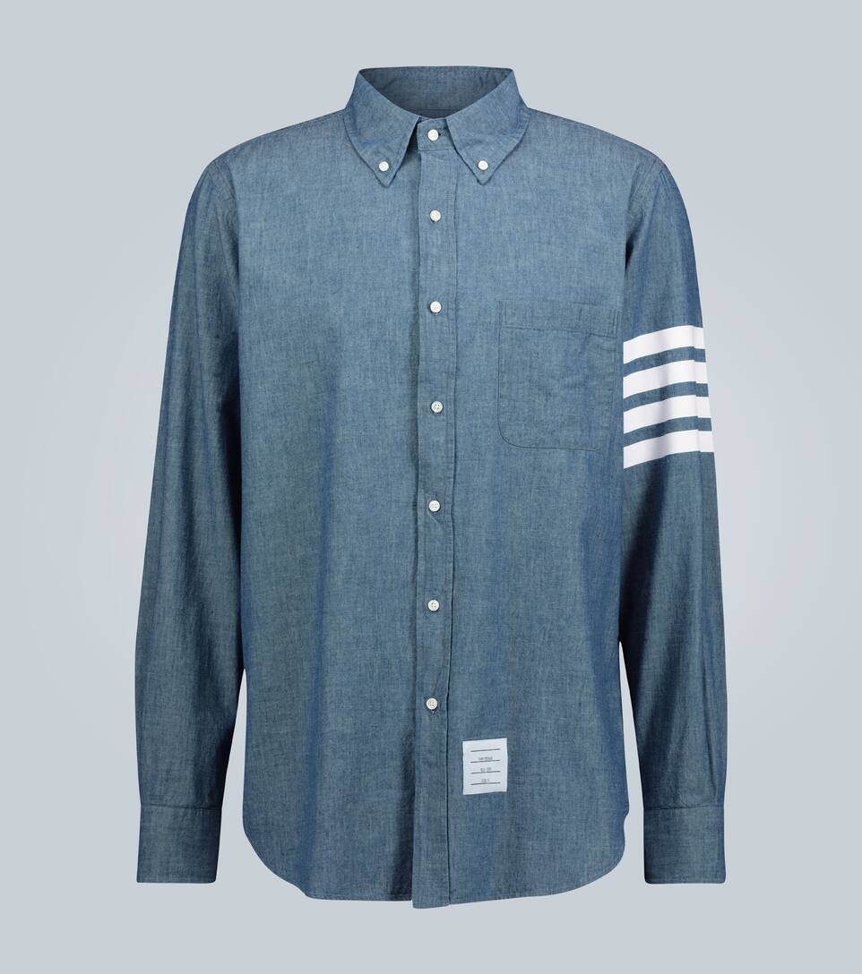 thom browne chambray shirt