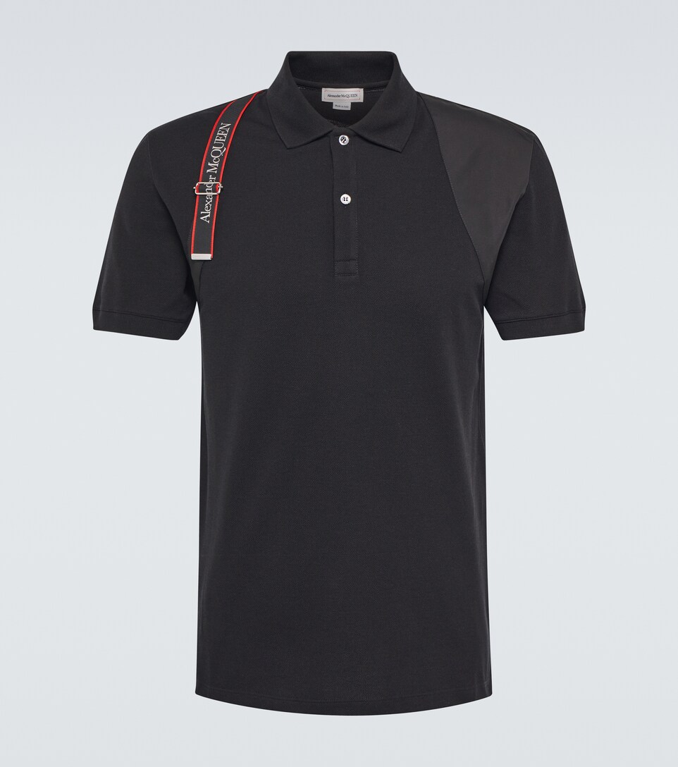 Alexander McQueen - Harness cotton polo 