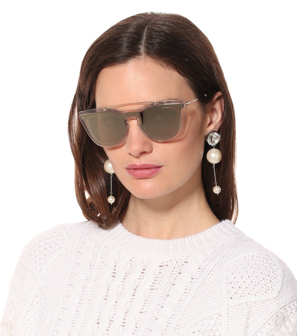 valentino round sunglasses