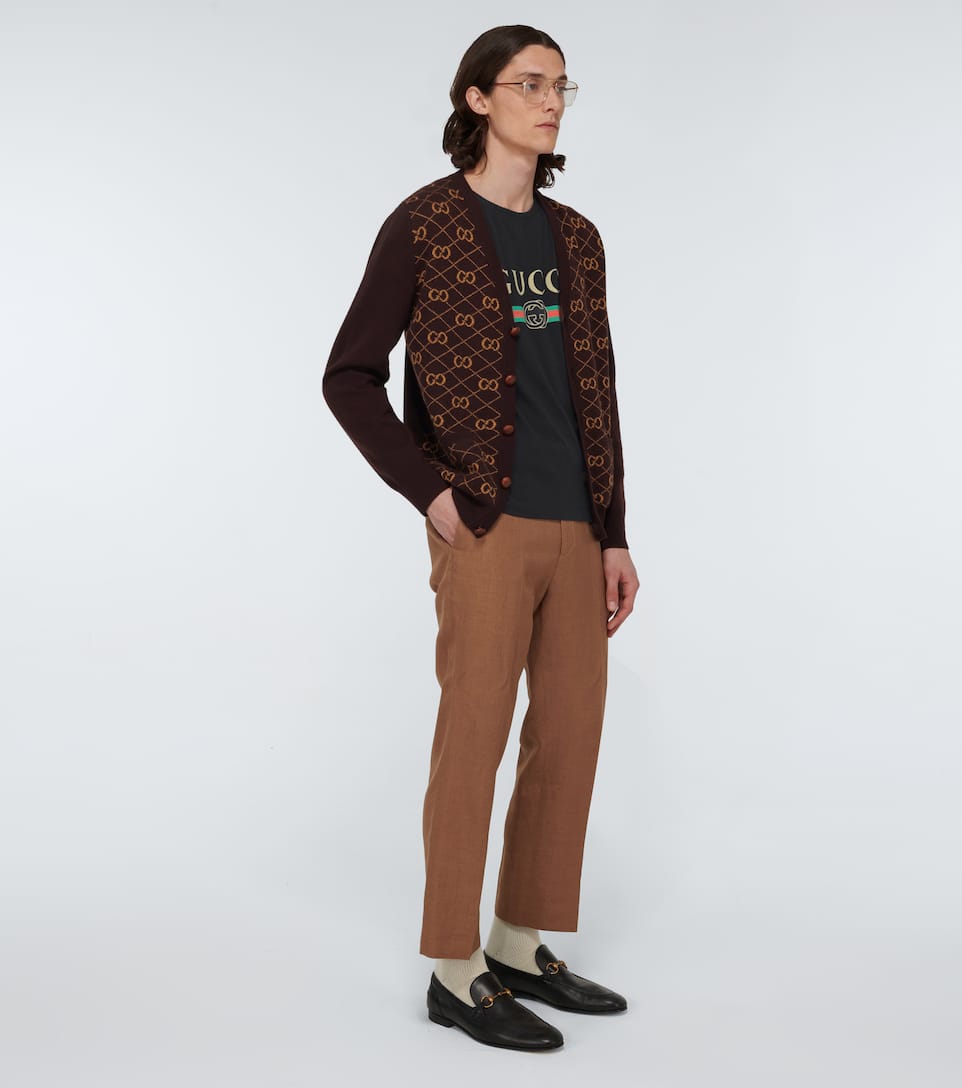 GUCCI OVERSIZED COTTON T-SHIRT WITH LOGO,P00437308