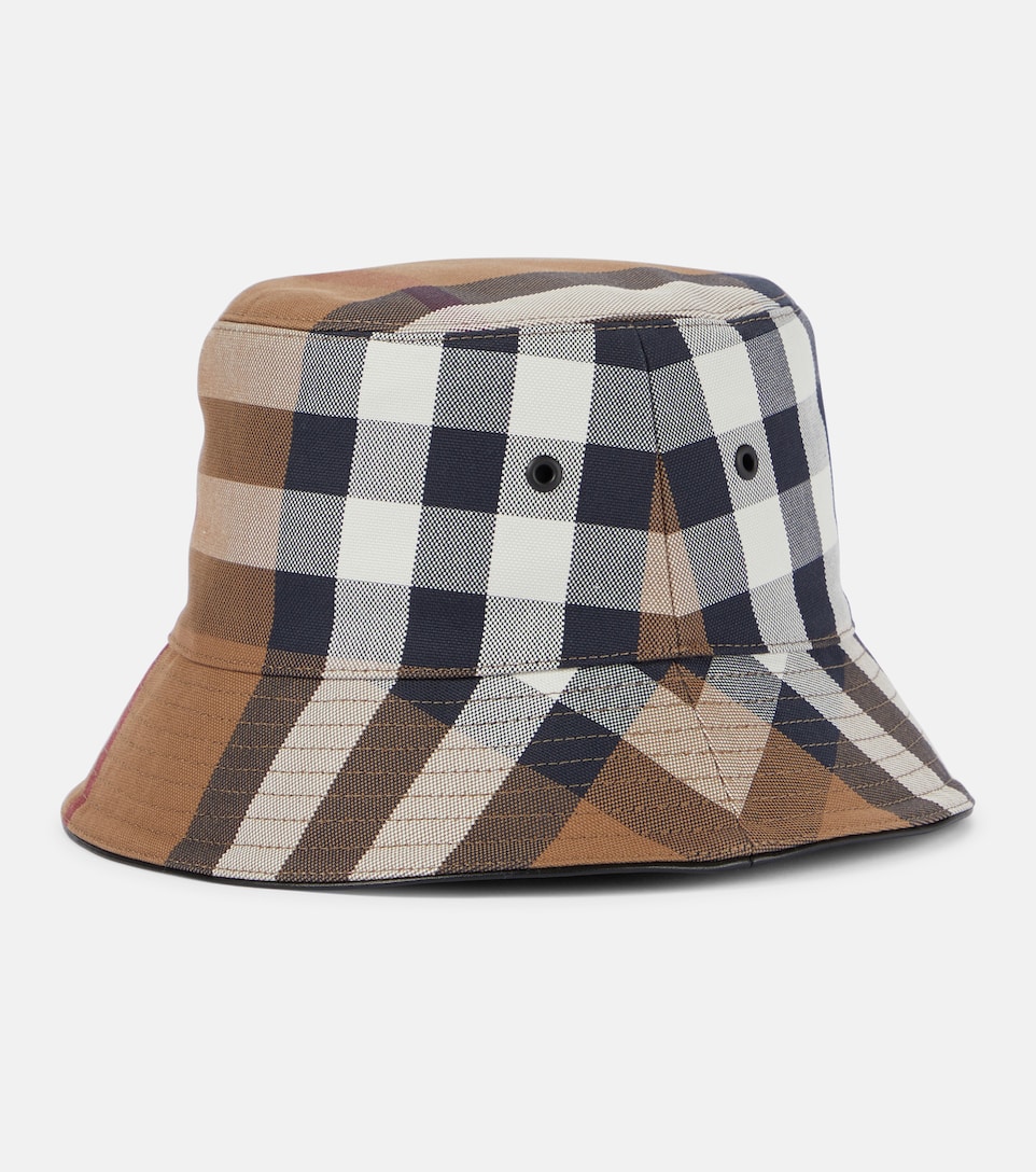burberry check hat