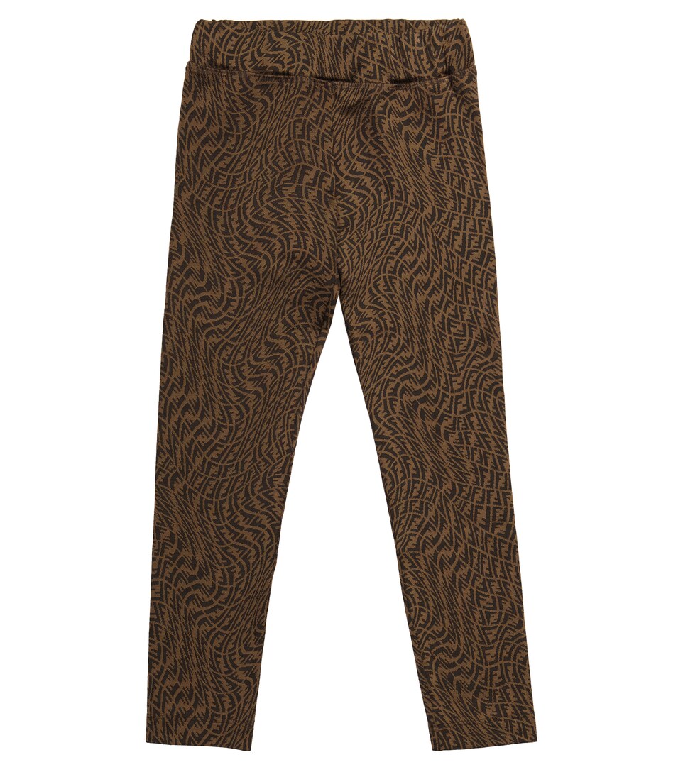 Fendi Kids - FF printed leggings 