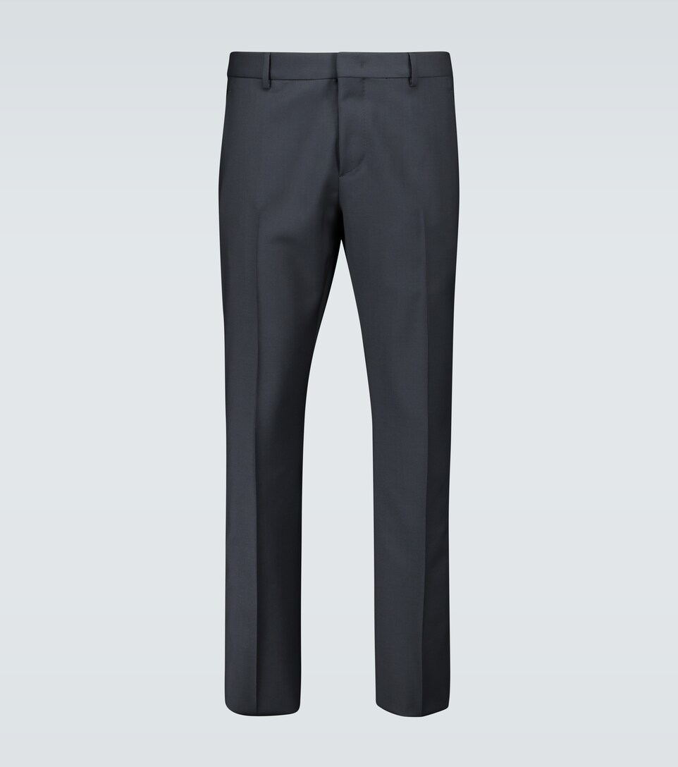 Valentino Side-Striped Pants - Black - Straight-Leg Pants
