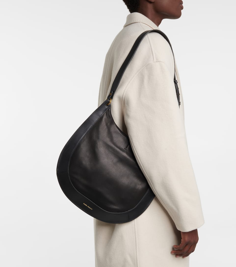 Isabel Marant Moskan leather shoulder bag Mytheresa
