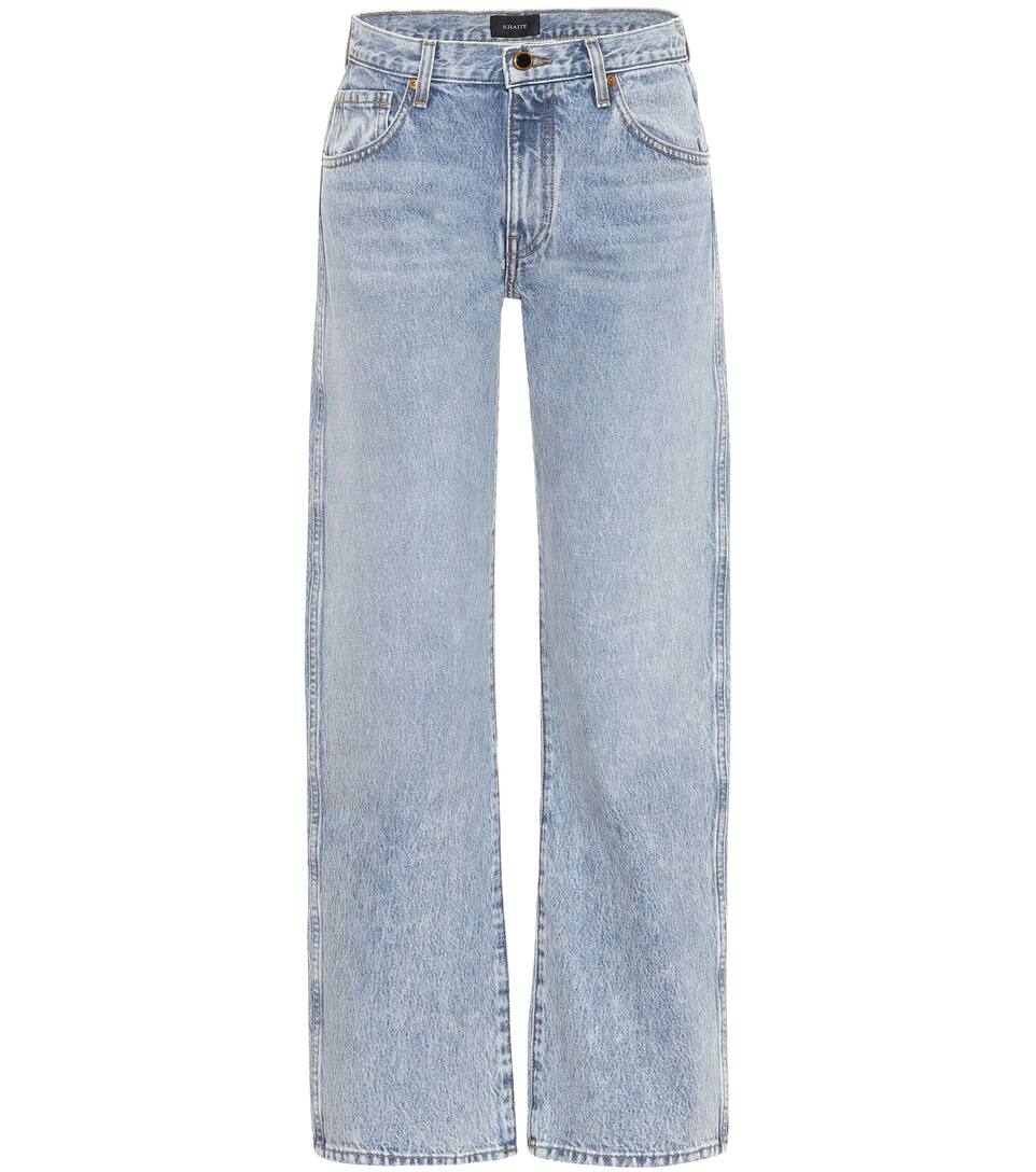 KHAITE Kerrie straight-leg jeans,P00446003