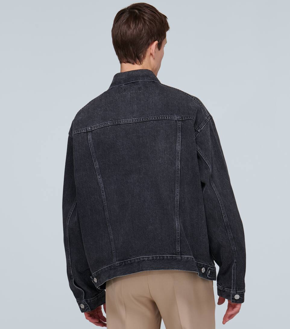 BALENCIAGA Oversized logo-embroidered jacket,P00455941