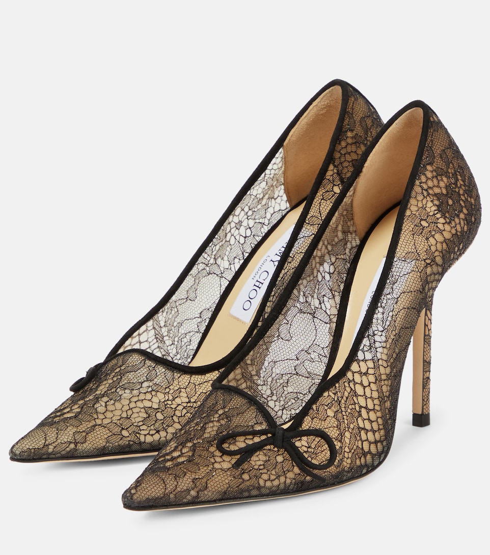 Jimmy Choo - Cibelle 100 lace pumps 