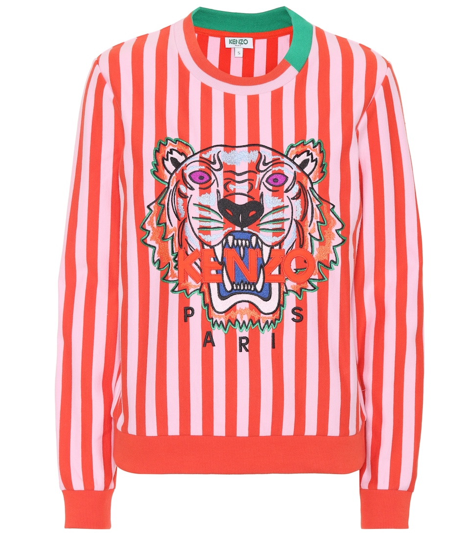 Tiger Logo Cotton Sweatshirt Kenzo Mytheresa Com Tiger Logo Cotton Sweatshirt Kenzo Mytheresa Com