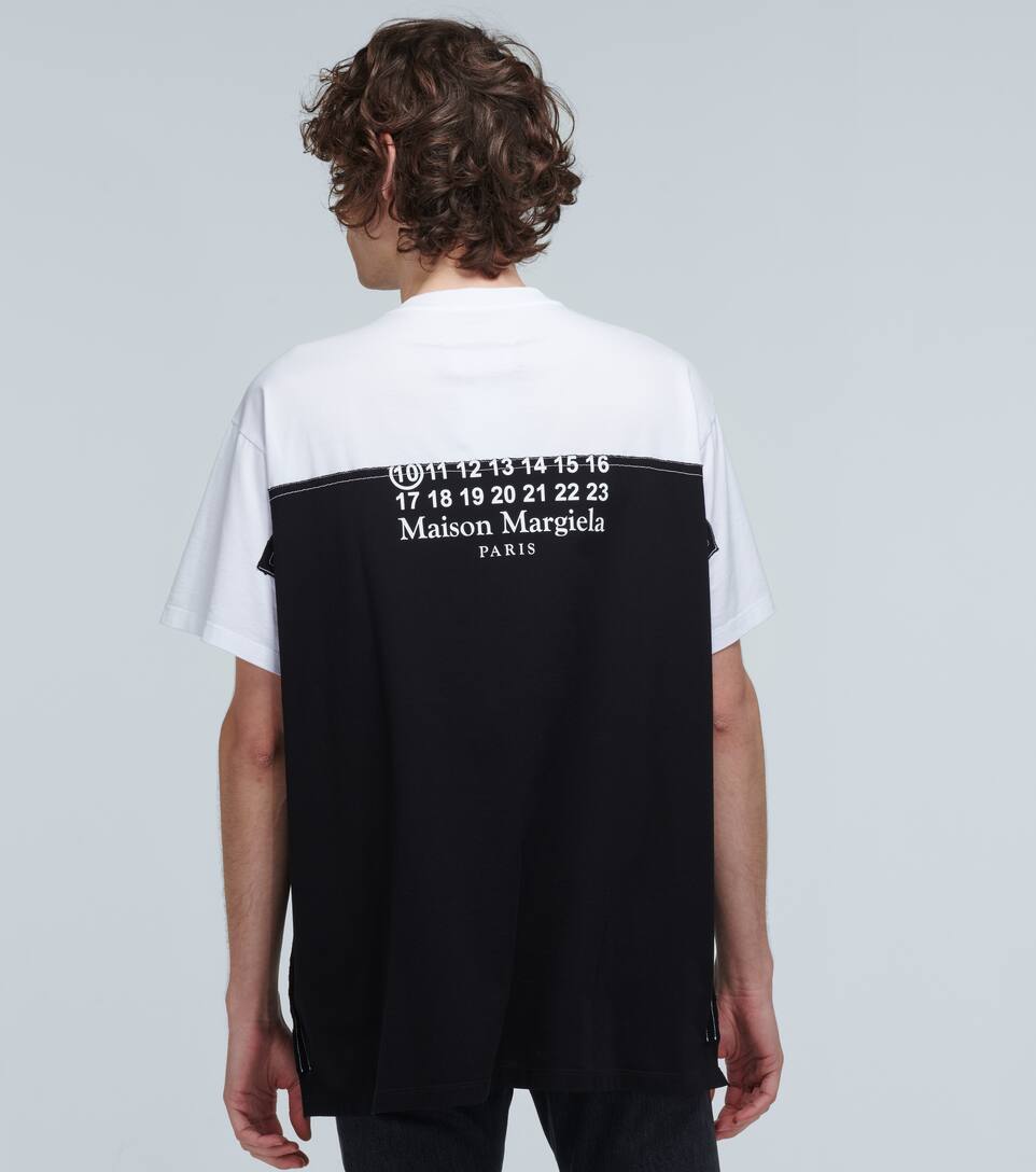 MAISON MARGIELA TROMPE L'AIL LOGO T-SHIRT,P00443383
