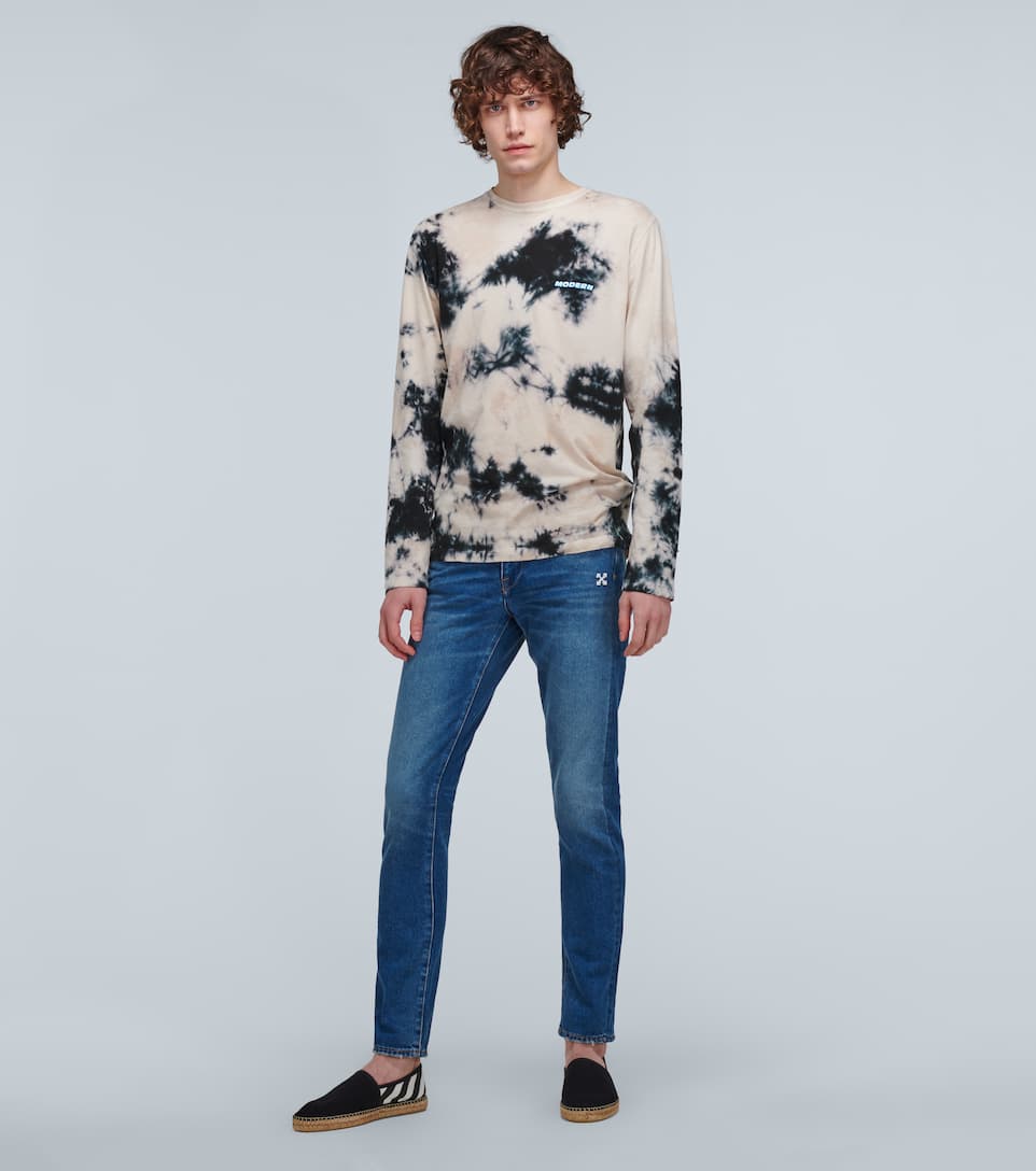 OFF-WHITE Diagonal printed espadrilles,P00455834
