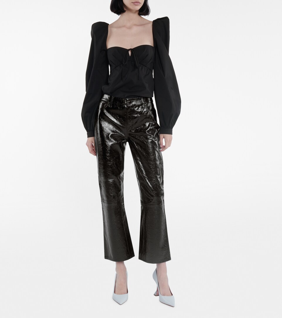 J Brand - Pantaloni in pelle | Mytheresa