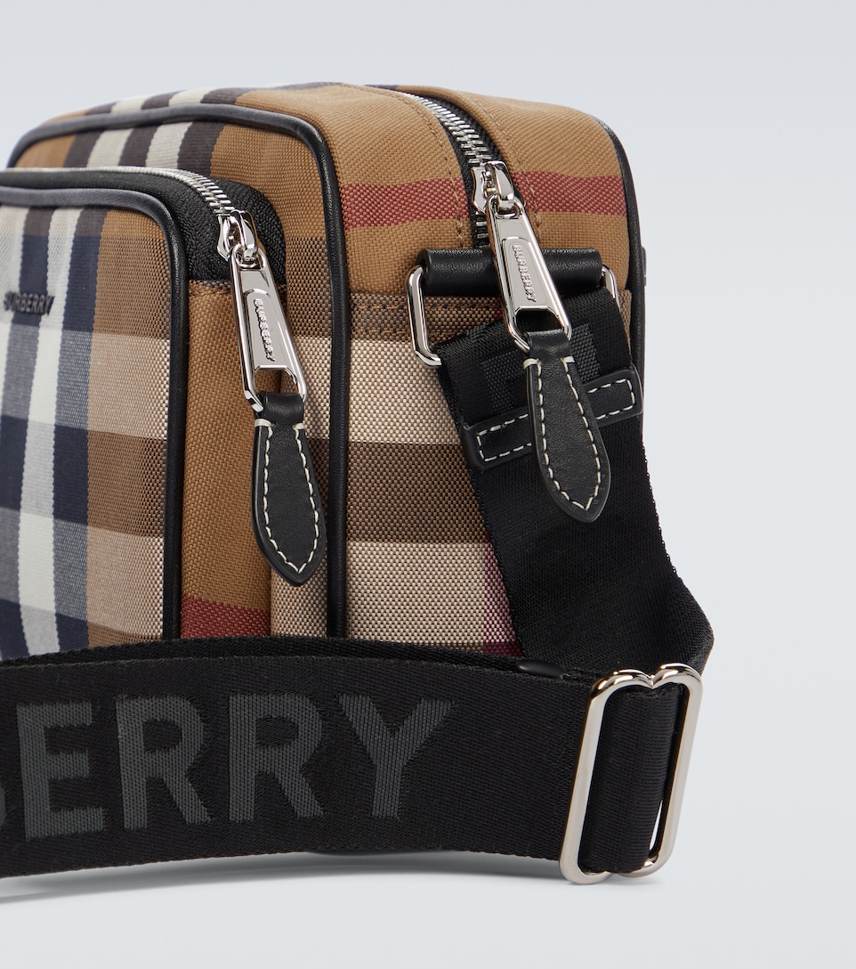 Burberry - Paddy checked crossbody bag | Mytheresa