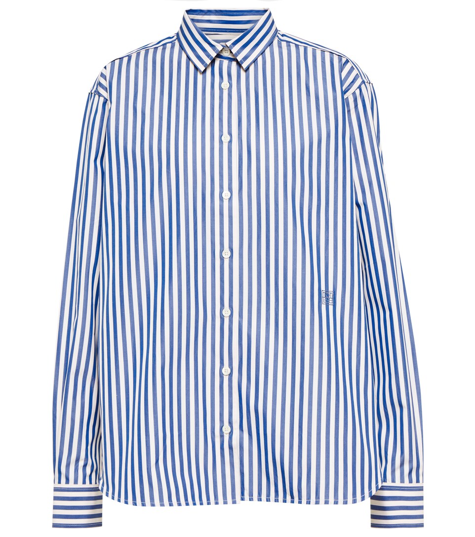 stripe cotton shirt