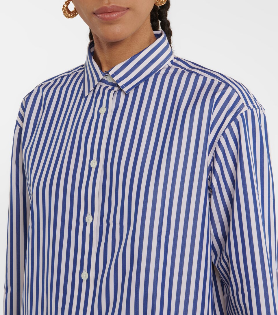 striped cotton blouse